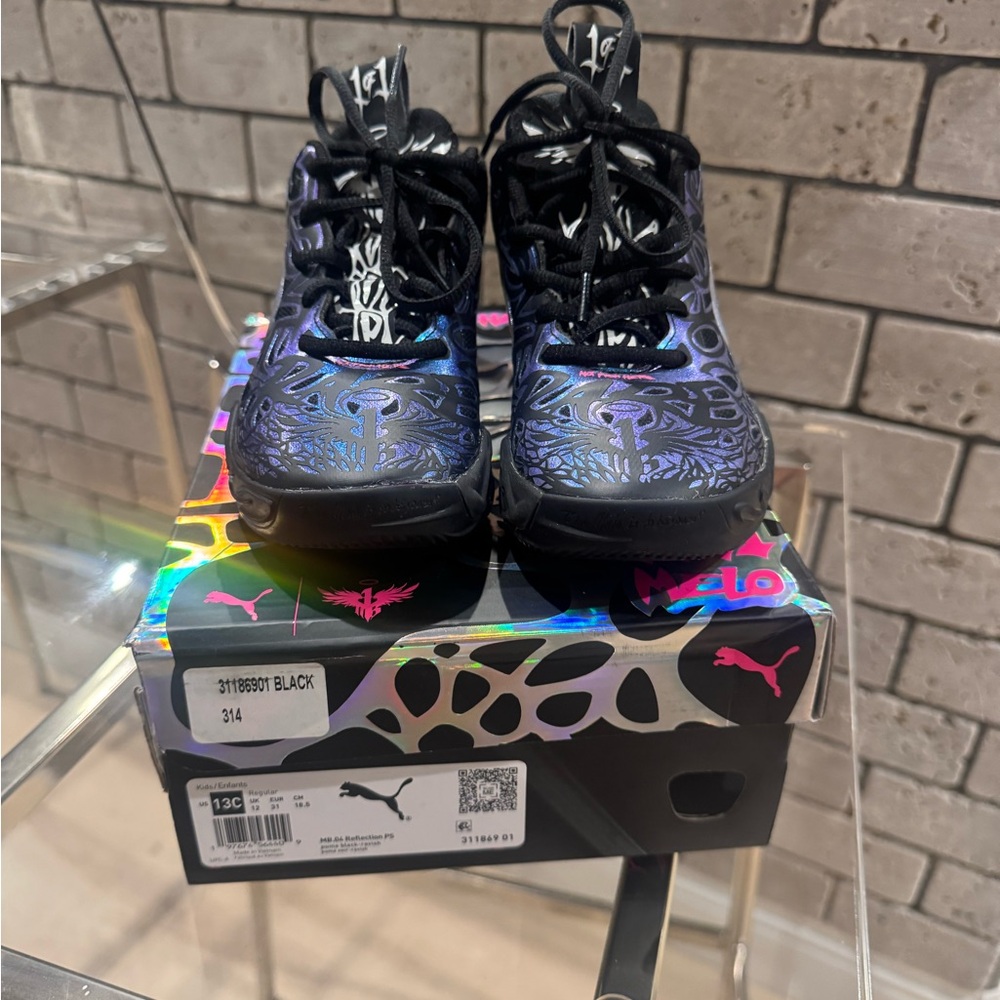 Puma Kids Sneakers - Black and Purple